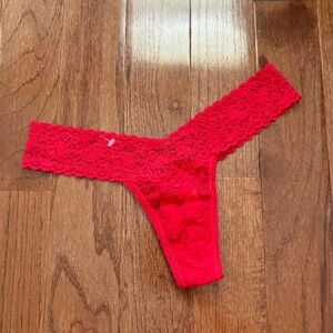 Victoria’s secret the lacie red thong - one size